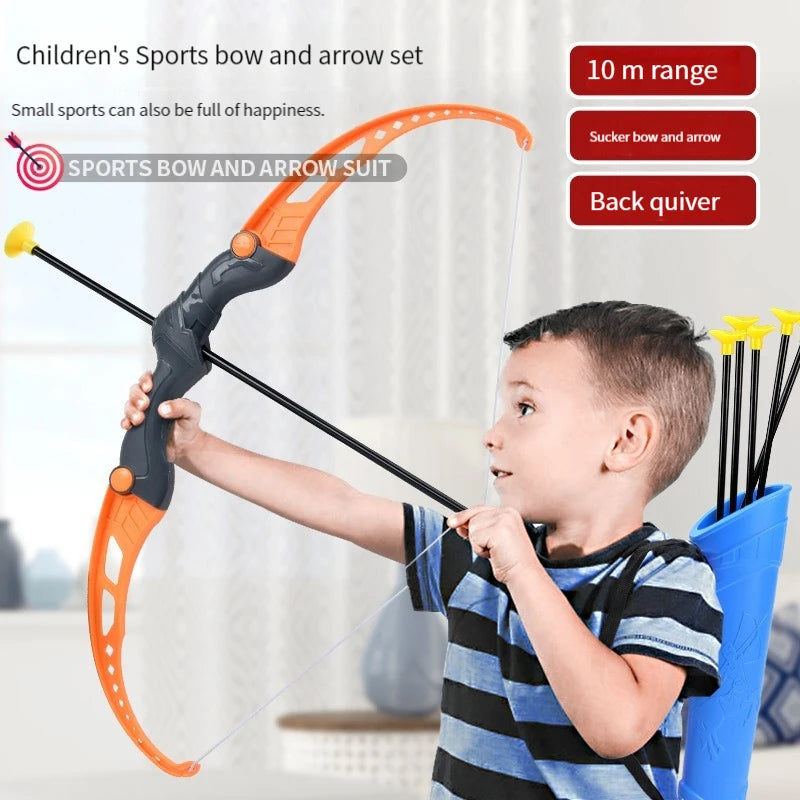 Unleash Your Child's Inner Archer with the 52Cm Bow and Arrow Set! Perfect for Outdoor Fun and Target Practice! 🎯🏹 #KidsToys #ArcheryFun