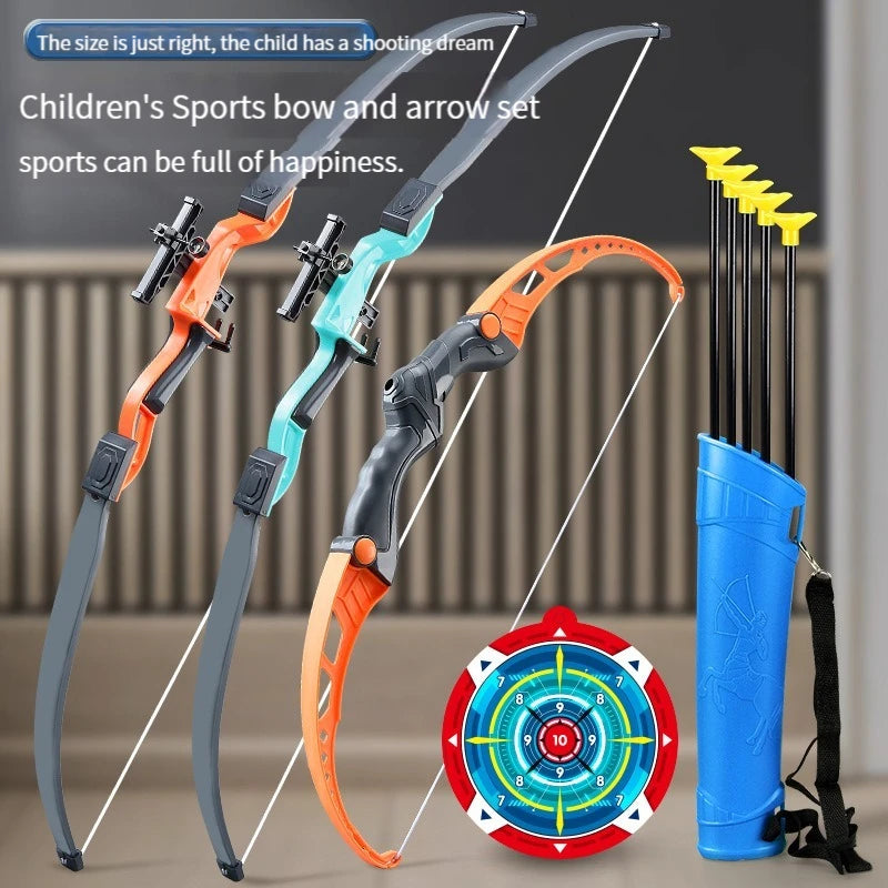 Unleash Your Child's Inner Archer with the 52Cm Bow and Arrow Set! Perfect for Outdoor Fun and Target Practice! 🎯🏹 #KidsToys #ArcheryFun