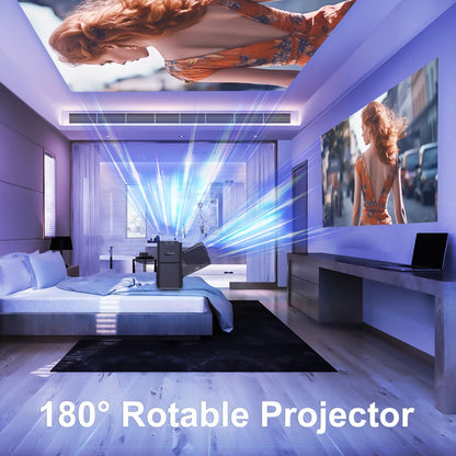 Transform Your Movie Nights with the 4K Android 11 Projector - Experience Stunning 1080P Clarity! 🎥✨